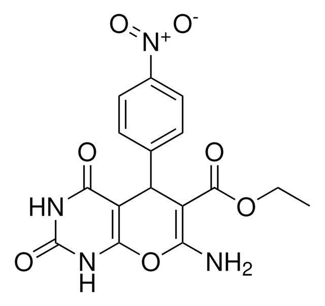 ETHYL 7-AMINO-5-(4-NITROPHENYL)-2,4-DIOXO-1,3,4,5-TETRAHYDRO-2H-PYRANO[2,3-D]PYRIMIDINE-6-CARBOXYLATE AldrichCPR