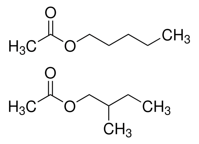 Amyl acetate, mixture of isomers Mixture of 2-methylbutyl acetate and n-pentyl acetate, 99%