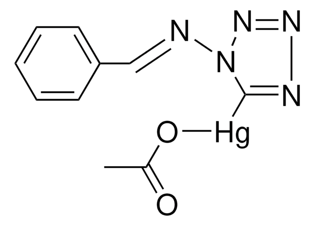 1-BENZYLIDENEAMINO-1H-TETRAZOL-5-YLMERCURI ACETATE AldrichCPR