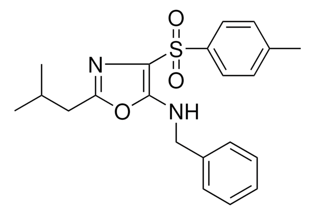 BENZYL-(2-ISOBUTYL-4-(TOLUENE-4-SULFONYL)-OXAZOL-5-YL)-AMINE AldrichCPR