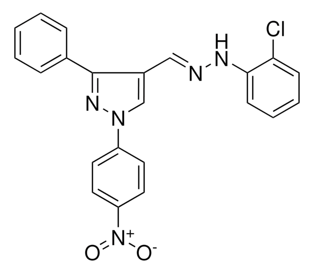 1-(4-NITROPHENYL)-3-PHENYL-1H-PYRAZOLE-4-CARBALDEHYDE (2-CHLOROPHENYL)HYDRAZONE AldrichCPR