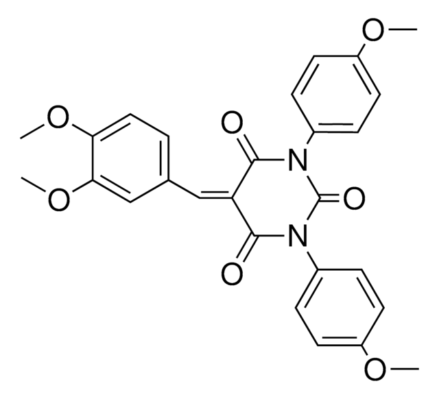 5-(3,4-DIMETHOXY-BENZYLIDENE)-1,3-BIS-(4-METHOXY-PHENYL)-PYRIMIDINE-2,4,6-TRIONE AldrichCPR