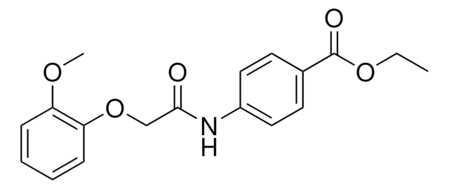 ETHYL 4-(((2-METHOXYPHENOXY)ACETYL)AMINO)BENZOATE AldrichCPR