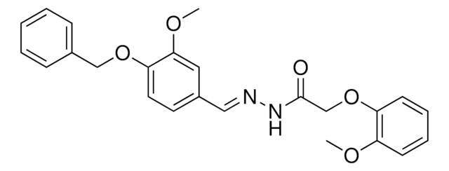 N'-(4-(BENZYLOXY)-3-METHOXYBENZYLIDENE)-2-(2-METHOXYPHENOXY)ACETOHYDRAZIDE AldrichCPR