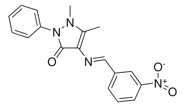 2,3-DIMETHYL-4-(3-NITROBENZYLIDENEAMINO)-1-PHENYL-3-PYRAZOLIN-5-ONE AldrichCPR