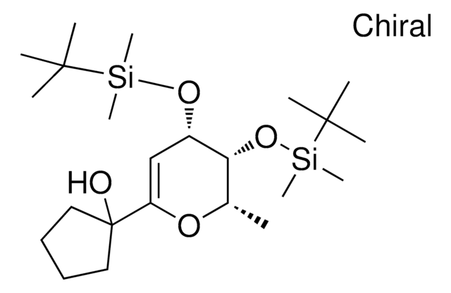 2,6-ANHYDRO-3,4-BIS-O-[TERT-BUTYL(DIMETHYL)SILYL]-1,5-DIDEOXY-6-(1-HYDROXYCYCLOPENTYL)-L-ARABINO-HEX-5-ENITOL AldrichCPR