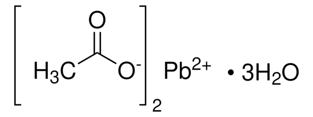 醋酸铅 三水合物 puriss. p.a., ACS reagent, reag. ISO, reag. Ph. Eur., 99.5-102.0%