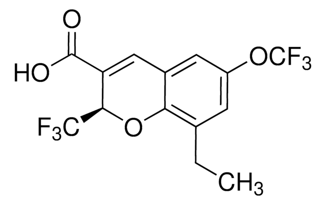 (R)-8-Ethyl-6-(trifluoromethoxy)-2-(trifluoromethyl)-2H-chromene-3-carboxylic acid AldrichCPR