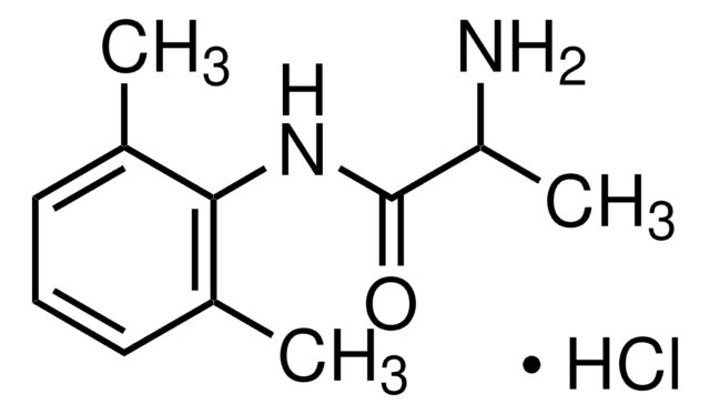 Tocainide 盐酸盐 &#8805;98% (HPLC), solid