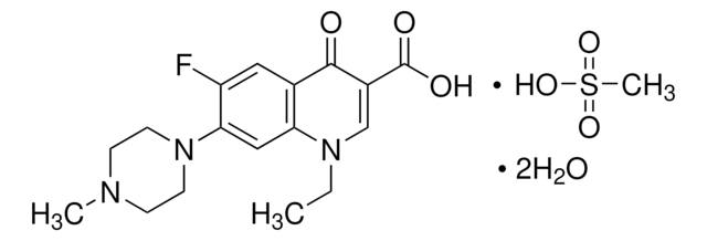 Pefloxacin 甲磺酸酯 二水合物