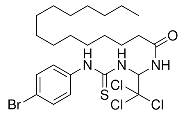 PENTADECANOIC ACID (1-(3-(4-BR-PHENYL)-THIOUREIDO)-2,2,2-TRICHLORO-ETHYL)-AMIDE AldrichCPR