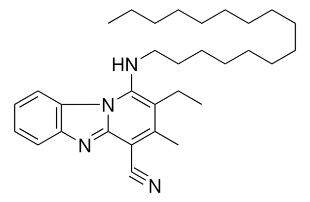 2-ET-1-HEXADECYLAMINO-3-METHYL-BENZO(4,5)IMIDAZO(1,2-A)PYRIDINE-4-CARBONITRILE AldrichCPR