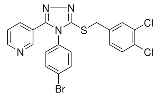 4-(4-BR-PHENYL)-5-(3-PYRIDINYL)-4H-1,2,4-TRIAZOL-3-YL 3,4-DICHLOROBENZYL SULFIDE AldrichCPR
