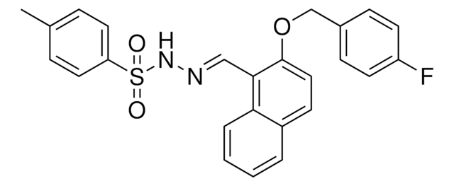 N'-((2-((4-F-BENZYL)OXY)-1-NAPHTHYL)METHYLENE)-4-METHYLBENZENESULFONOHYDRAZIDE AldrichCPR