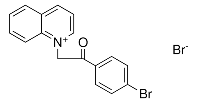 1-(2-(4-BROMO-PHENYL)-2-OXO-ETHYL)-QUINOLINIUM, BROMIDE AldrichCPR