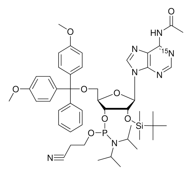 DMT-2&#8242;O-TBDMS-rA(ac)-1-15N phosphoramidite &#8805;98 atom % 15N, &#8805;95% (CP)