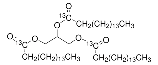 Glyceryl tri(palmitate-1-13C) 99 atom % 13C, 98% (CP)