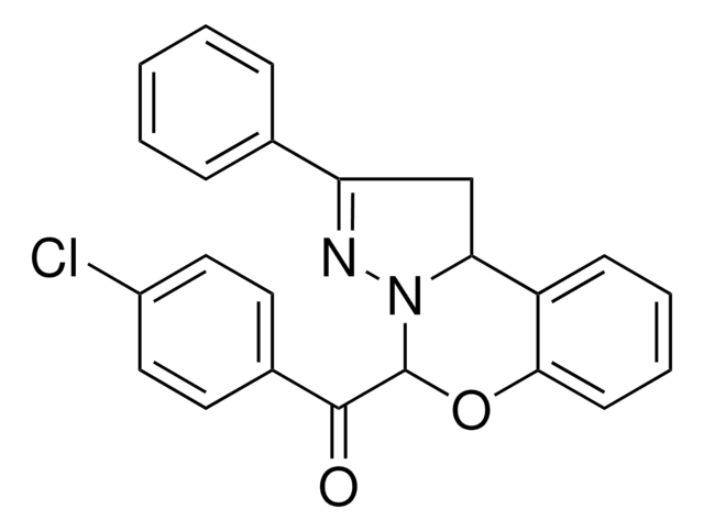 (4-CL-PH)-(2-PH-1,9B-2H-5-OXA-3,3A-DIAZA-CYCLOPENTA(A)NAPHTHALEN-4-YL)-METHANONE AldrichCPR