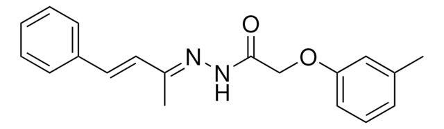 2-(3-METHYLPHENOXY)-N'-(1-METHYL-3-PHENYL-2-PROPENYLIDENE)ACETOHYDRAZIDE AldrichCPR