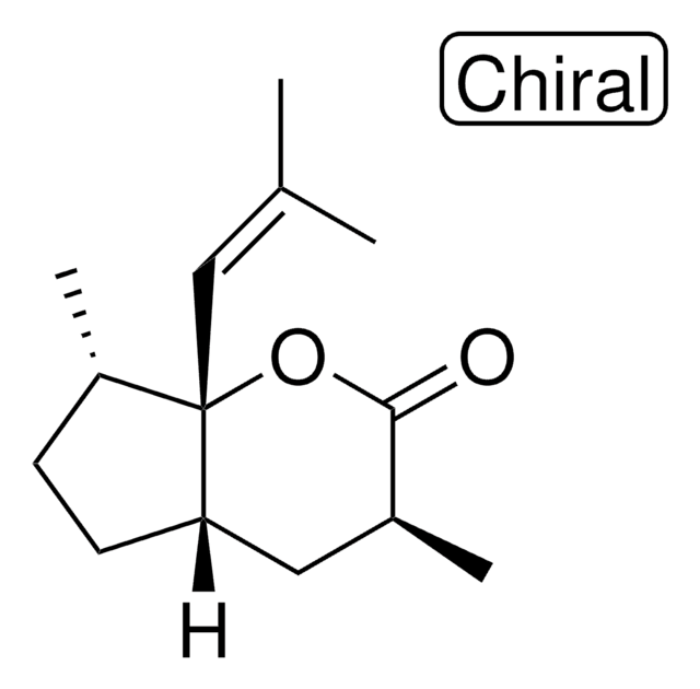 (3S,4AS,7S,7AS)-3,7-DIMETHYL-7A-(2-METHYL-1-PROPENYL)HEXAHYDROCYCLOPENTA[B]PYRAN-2(3H)-ONE AldrichCPR