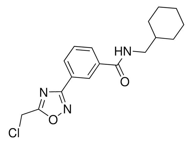 3-[5-(Chloromethyl)-1,2,4-oxadiazol-3-yl]-N-(cyclohexylmethyl)benzamide AldrichCPR