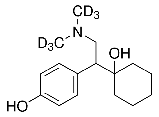 (±)-O-Desmethylvenlafaxine-D6 solution 100&#160;&#956;g/mL in methanol, ampule of 1&#160;mL, certified reference material, Cerilliant&#174;