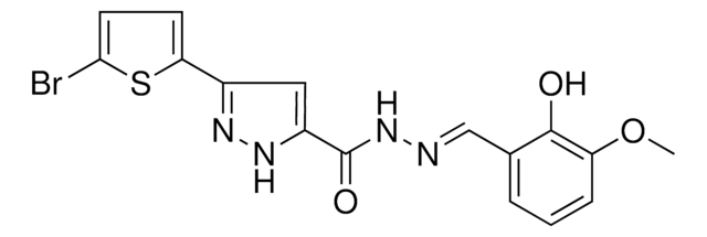 3-(5-BR-2-THIENYL)-N'-(2-HO-3-METHOXYBENZYLIDENE)-1H-PYRAZOLE-5-CARBOHYDRAZIDE AldrichCPR