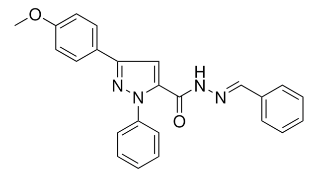 5-(4-MEO-PHENYL)-2-PHENYL-2H-PYRAZOLE-3-CARBOXYLIC ACID BENZYLIDENE-HYDRAZIDE AldrichCPR