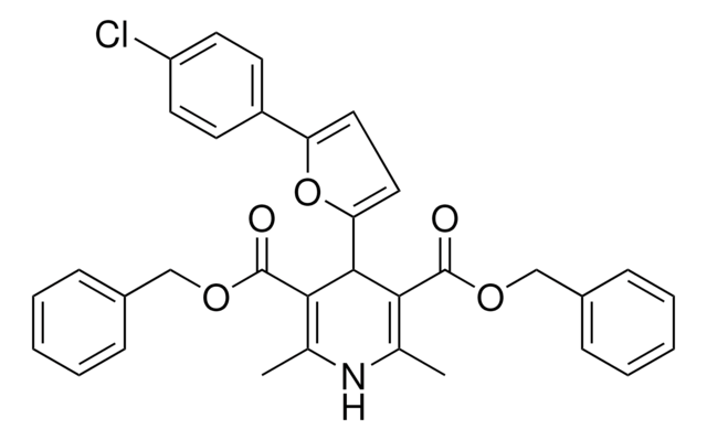 DIBENZYL 4-[5-(4-CHLOROPHENYL)-2-FURYL]-2,6-DIMETHYL-1,4-DIHYDRO-3,5-PYRIDINEDICARBOXYLATE AldrichCPR