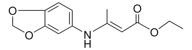 3-(BENZO[1,3]DIOXOL-5-YLAMINO)-BUT-2-ENOIC ACID ETHYL ESTER AldrichCPR