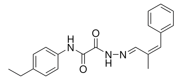 N-(4-ETHYLPHENYL)-2-(2-(2-ME-3-PHENYL-2-PROPENYLIDENE)HYDRAZINO)-2-OXOACETAMIDE AldrichCPR