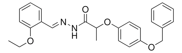 2-(4-(BENZYLOXY)PHENOXY)-N'-(2-ETHOXYBENZYLIDENE)PROPANOHYDRAZIDE AldrichCPR