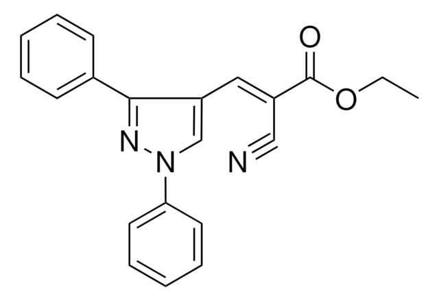 2-CYANO-3-(1,3-DIPHENYL-1H-PYRAZOL-4-YL)-ACRYLIC ACID ETHYL ESTER AldrichCPR