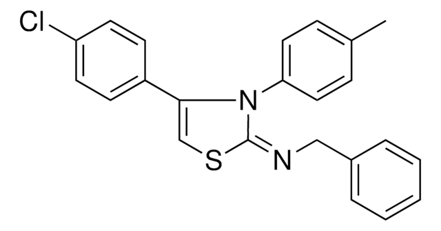 BENZYL-(4-(4-CHLORO-PHENYL)-3-P-TOLYL-3H-THIAZOL-2-YLIDENE)-AMINE AldrichCPR