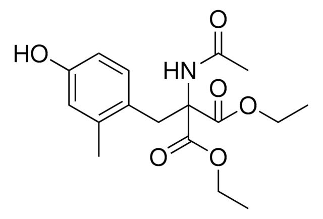 2-ACETYLAMINO-2-(4-HYDROXY-2-METHYL-BENZYL)-MALONIC ACID DIETHYL ESTER AldrichCPR