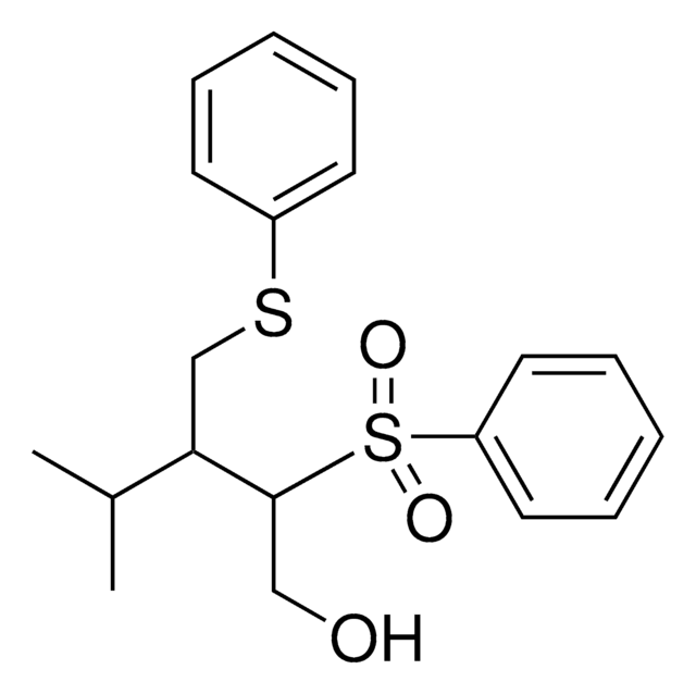 4-METHYL-3-[(PHENYLSULFANYL)METHYL]-2-(PHENYLSULFONYL)-1-PENTANOL AldrichCPR
