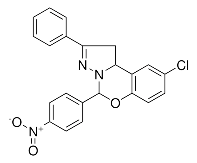 8-CL-4-(4-NITRO-PH)-2-PH-1,9B-DIHYDRO-5-OXA-3,3A-DIAZA-CYCLOPENTA(A)NAPHTHALENE AldrichCPR