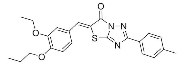 (5Z)-5-(3-ETHOXY-4-PROPOXYBENZYLIDENE)-2-(4-METHYLPHENYL)[1,3]THIAZOLO[3,2-B][1,2,4]TRIAZOL-6(5H)-ONE AldrichCPR