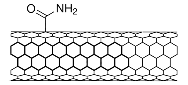 碳纳米管&#65292;单壁&#65292;酰胺官能化 &gt;90% carbon basis, D × L 4-6&#160;nm × 0.7-1.0&#160;&#956;m , bundle dimensions