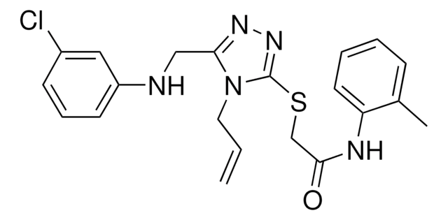 2-({4-ALLYL-5-[(3-CHLOROANILINO)METHYL]-4H-1,2,4-TRIAZOL-3-YL}SULFANYL)-N-(2-METHYLPHENYL)ACETAMIDE AldrichCPR