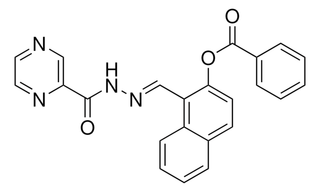 1-(2-(2-PYRAZINYLCARBONYL)CARBOHYDRAZONOYL)-2-NAPHTHYL BENZOATE AldrichCPR
