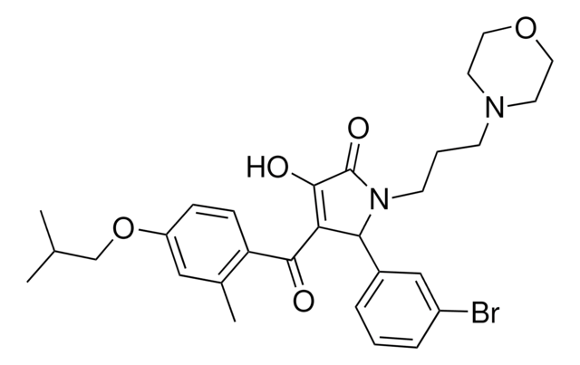 5-(3-BROMOPHENYL)-3-HYDROXY-4-(4-ISOBUTOXY-2-METHYLBENZOYL)-1-[3-(4-MORPHOLINYL)PROPYL]-1,5-DIHYDRO-2H-PYRROL-2-ONE AldrichCPR