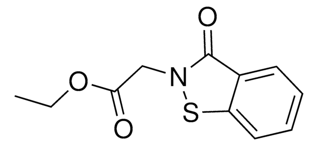 ethyl (3-oxo-1,2-benzisothiazol-2(3H)-yl)acetate AldrichCPR