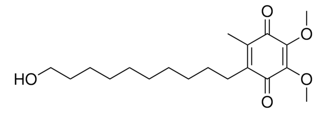 2-(10-hydroxydecyl)-5,6-dimethoxy-3-methylbenzo-1,4-quinone AldrichCPR