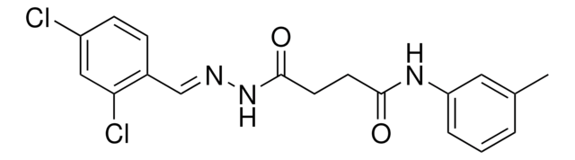 4-(2-(2,4-DICHLOROBENZYLIDENE)HYDRAZINO)-N-(3-METHYLPHENYL)-4-OXOBUTANAMIDE AldrichCPR
