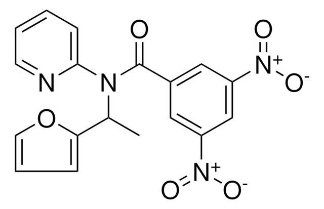 N-(1-FURAN-2-YL-ETHYL)-3,5-DINITRO-N-PYRIDIN-2-YL-BENZAMIDE AldrichCPR