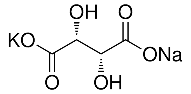 Potassium sodium tartrate solution BioUltra, 1.5&#160;M in H2O