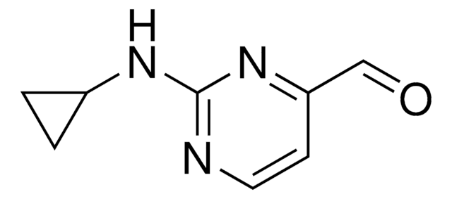 2-(Cyclopropylamino)-4-pyrimidinecarbaldehyde AldrichCPR