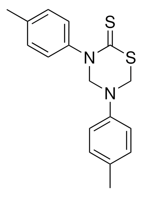 3,5-DI-P-TOLYL-3,4,5,6-TETRAHYDRO-2H-1,3,5-THIADIAZINE-2-THIONE AldrichCPR