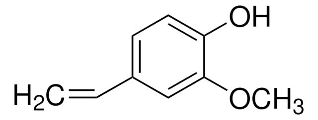 2-甲氧基-4-乙烯基酚 analytical standard, contains 100&#160;ppm BHT as inhibitor